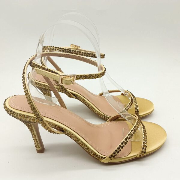 Dimante Gold Sandals